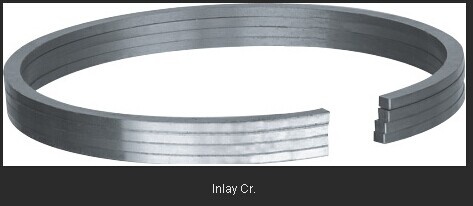 inlay Cr piston ring