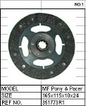 MF Pony clutch disc
