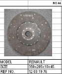 Renault 12 03 19 76 clutch disc