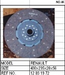 Renault 12 03 19 72 clutch disc