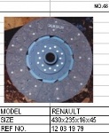 Renault 12 03 19 79 clutch disc