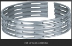 coil spring oil control piston ring